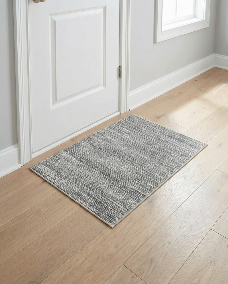 Bloomsbury Elegance Collection Area Rug -  Kensington (Gray) Rectangle Gray  lifestyle 4