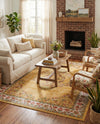 Geneva Terrace Collection Area Rug -  Yverdon Rectangle Yellow  lifestyle 31