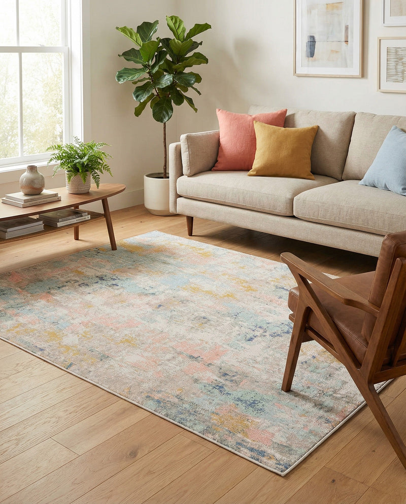 Lagoon Oasis Collection Area Rug -  Seagrass Rectangle Multi  lifestyle 17