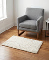 Plush Oasis Collection Area Rug - Serenity (Snow White) Rectangle Snow White  lifestyle 16