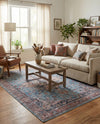 Zahara Oasis Collection Area Rug -  Casablanca Rectangle Blue  lifestyle 15