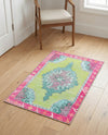 Heritage Elegance Collection Area Rug -  Winterthur (Green) Rectangle Green  lifestyle 6