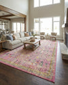 Sierra Collection Area Rug -  Shasta Rectangle Pink  lifestyle 16