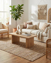 Urban Shimmer Jute Collection Area Rug - Metropolis Rectangle Natural  lifestyle 13