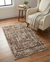 Sanctuary Retreat Collection Area Rug -  Asylum Rectangle Chocolate Brown  lifestyle 26
