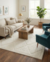 Trellis Haven Collection Area Rug - Havenwood Rectangle Ivory  lifestyle 27