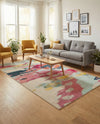 Marrakesh Elegance Collection Area Rug -  Skhirat Rectangle Pink  lifestyle 13