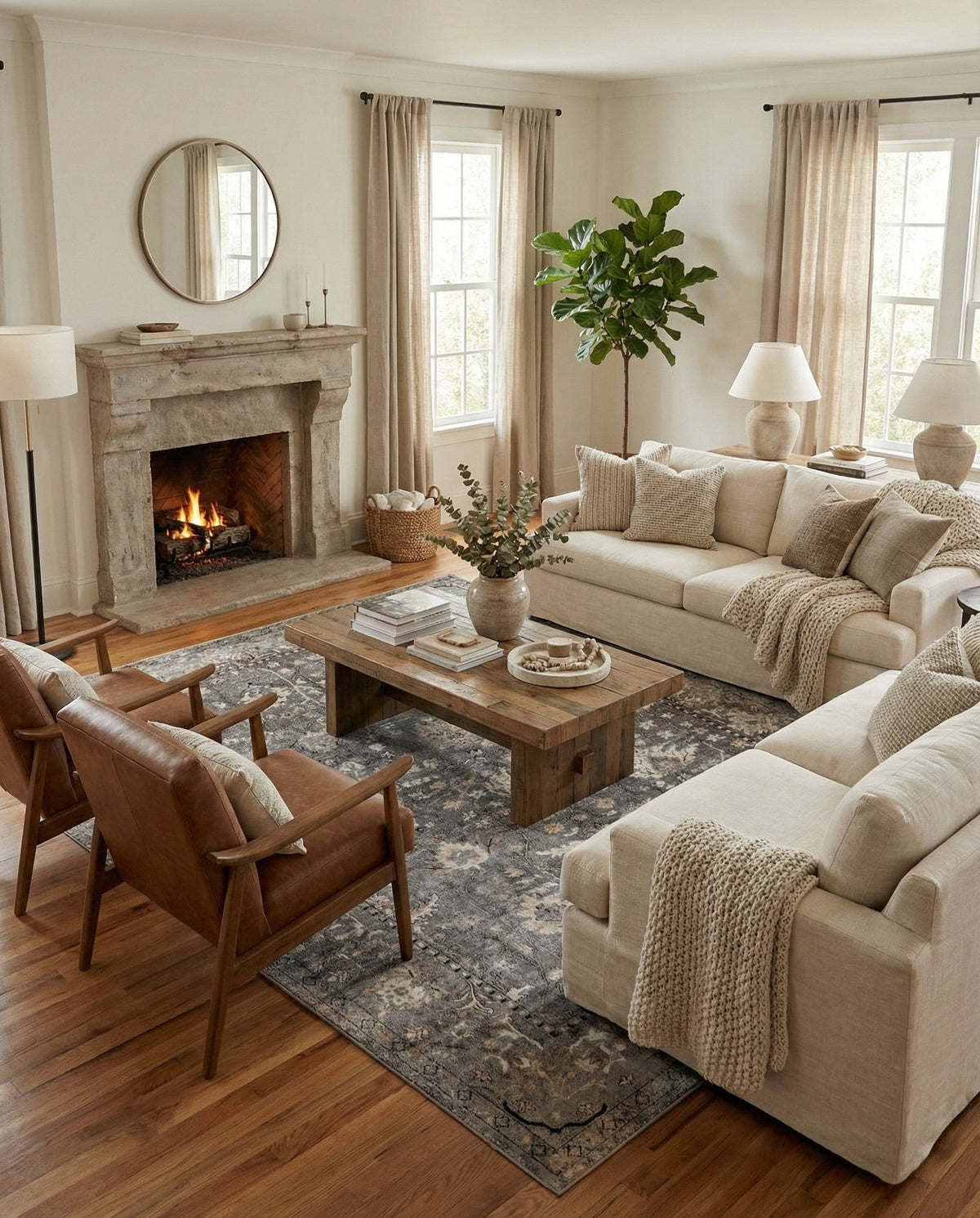 Cascade Range Collection Area Rug -  Shasta (Gray) Rectangle Gray  lifestyle 9