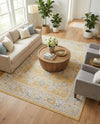 Savannah Series Collection Area Rug -  Beaufort Rectangle Tuscan Yellow  lifestyle 22