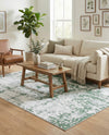 Cathedral Elegance Collection Area Rug -  Basilica Rectangle Green  lifestyle 37