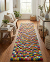 Woolen Sphere Collection Area Rug - Orbsburg (Multi) Runner Multi  lifestyle 53