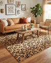 Savannah Sojourn Collection Area Rug -  Mara Square Light Brown  lifestyle 62