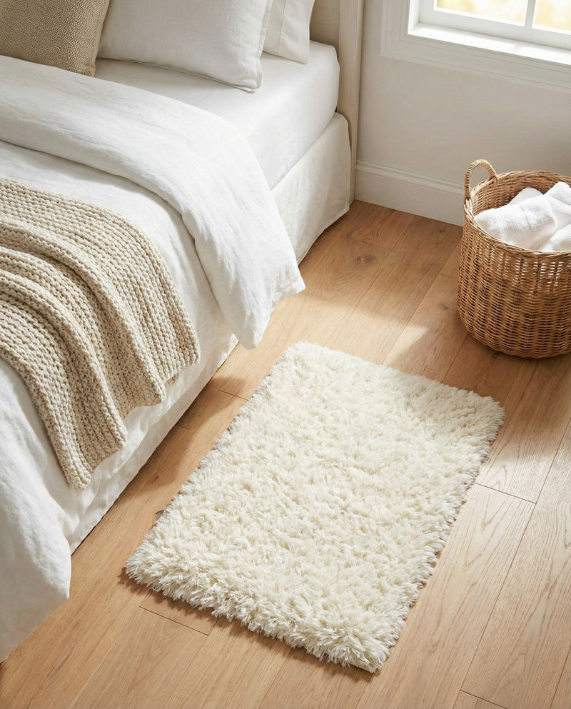 Eternal Plush Oasis Collection Area Rug -  Tranquility (Pearl) Rectangle Pearl  lifestyle 13