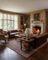 Berkshire Estate Collection Area Rug - Windsor (Mocha Brown) Rectangle Mocha Brown  lifestyle 7