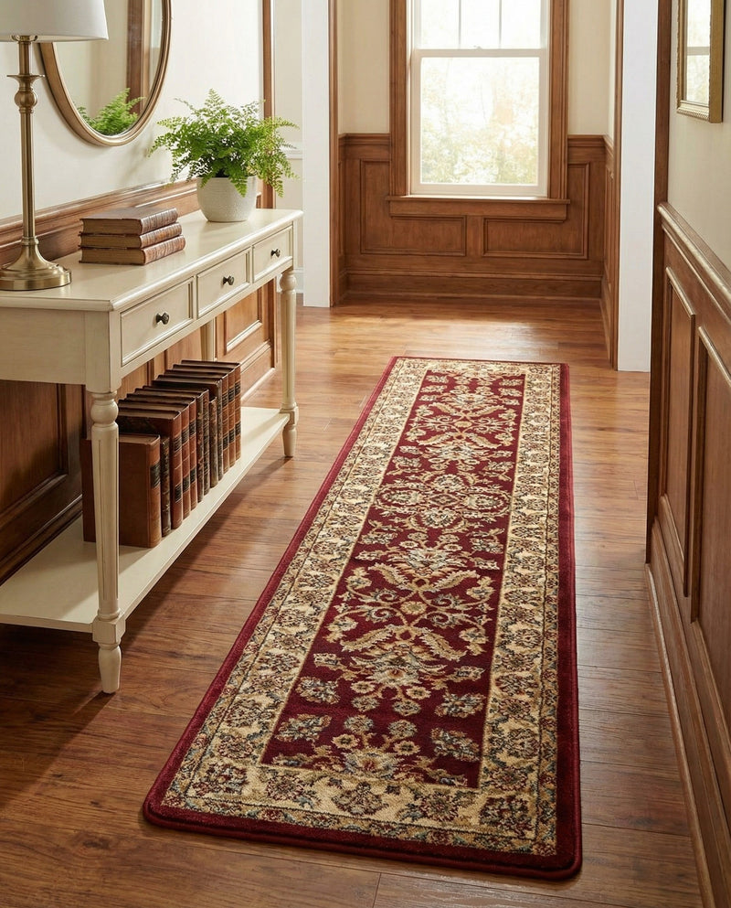 Jaipur Elegance Collection Area Rug -  Jantar Runner Red  lifestyle 75