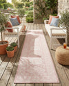 Tribal Terrace Treasures Collection Area Rug -  Incan Isle (Pink) Runner Pink  lifestyle 56
