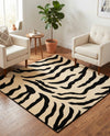 Savannah Sojourn Collection Area Rug -  Okavango Square Ivory  lifestyle 41