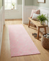 Trellis Mosaic Collection Area Rug - Arborville (Light Pink) Runner Light Pink  lifestyle 42
