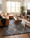 Casablanca Comfort Collection Area Rug -  Medina Rectangle Gray  lifestyle 32