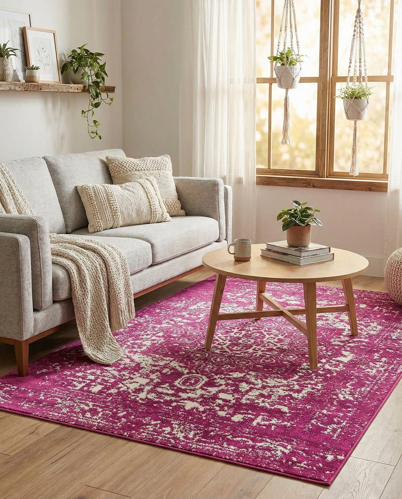 Georgetown Rugs Collection Area Rug - Dupont (Purple) Rectangle Purple  lifestyle 17