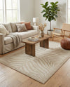 Savannah Sojourn Collection Area Rug -  Kalahari Rectangle Beige and Ivory  lifestyle 28