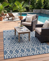 Urban Oasis Rugs Collection Area Rug -  Boulevard (Blue) Rectangle Blue  lifestyle 5