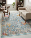 Arcadia Rugs Collection Area Rug -  Olympus Rectangle Blue  lifestyle 30
