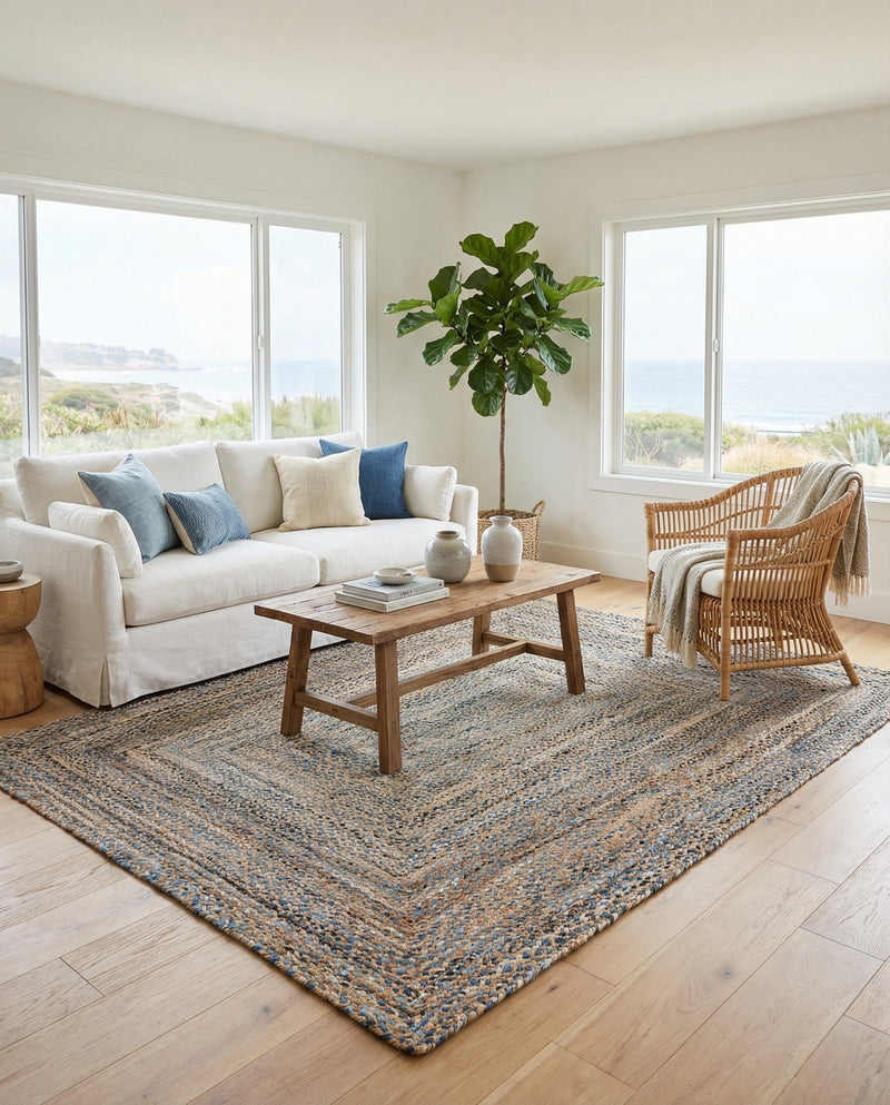 Woven Udaipur Collection Area Rug - Sahara Rectangle Natural  lifestyle 7