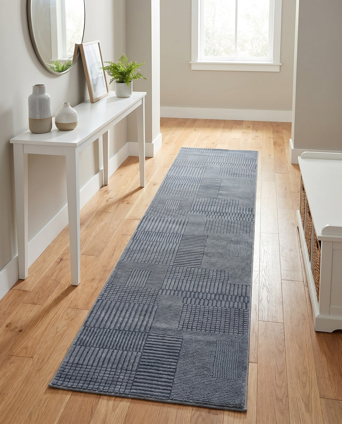 Haven Tapestry Collection Area Rug -  EnchantedGrove Runner Slate Blue  lifestyle 28