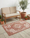 Urban Oasis Rugs Collection Area Rug -  Penthouse (Rust Red) Rectangle Rust Red  lifestyle 29