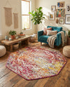 Georgetown Rugs Collection Area Rug - Dupont (Multi) Octagon Multi  lifestyle 83