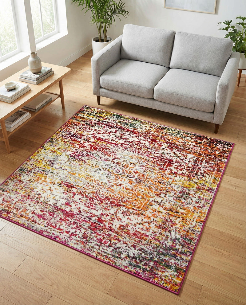 Georgetown Rugs Collection Area Rug - Dupont (Multi) Square Multi  lifestyle 73