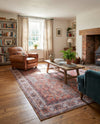 Heritage Elegance Collection Area Rug -  Uffizi Rectangle Rust Red  lifestyle 6