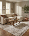 Sanctuary Retreat Collection Area Rug -  Refuge Rectangle Chocolate Brown  lifestyle 31