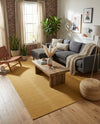 Soho Elegance Collection Area Rug - Chelsea (Gold) Rectangle Gold  lifestyle 16