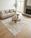 Luminara Sands Collection Area Rug - Elysium (Sand) Square Sand  lifestyle 60