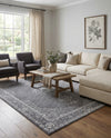 Dover Terrace Collection Area Rug - Marina (Dark Gray) Rectangle Dark Gray  lifestyle 16