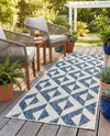 Urban Oasis Rugs Collection Area Rug -  Highrise (Blue) Runner Blue  lifestyle 55