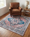 Laguna Sands Collection Area Rug -  Zuma Square Navy Blue  lifestyle 56