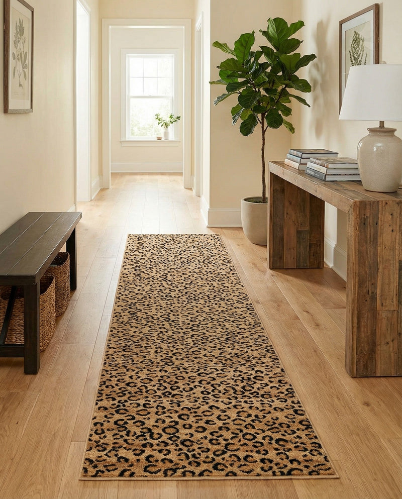 Savannah Sojourn Collection Area Rug -  Mara Runner Light Brown  lifestyle 34