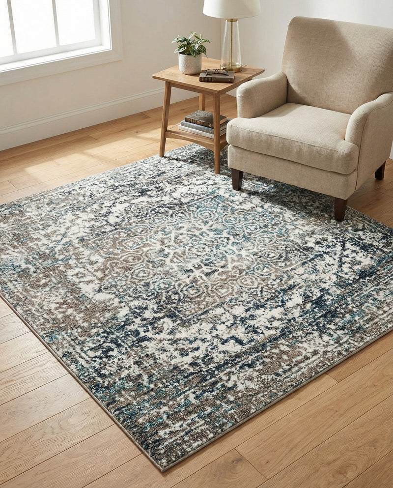 Georgetown Rugs Collection Area Rug - Dupont (Gray) Square Gray  lifestyle 69