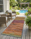 Urban Terrace Collection Area Rug -  Walkway Runner Multi  lifestyle 77
