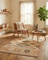 Desert Weave Jute Collection Area Rug - Sahara Rectangle Multi  lifestyle 19
