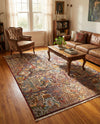 Bazaar Chic Collection Area Rug -  Safi Rectangle Multi  lifestyle 5