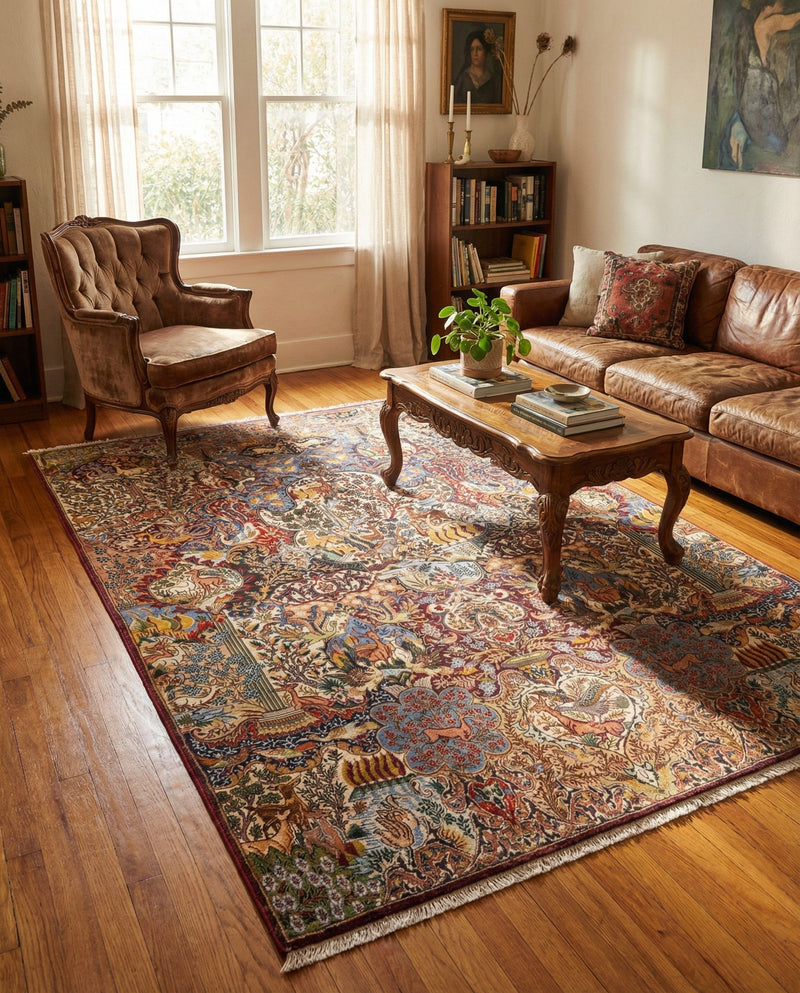 Bazaar Chic Collection Area Rug -  Safi Rectangle Multi  lifestyle 5