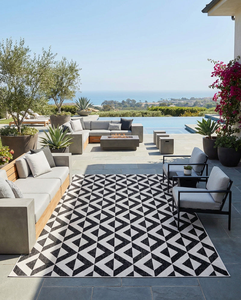 Urban Oasis Rugs Collection Area Rug -  Highrise (Charcoal Gray) Rectangle Charcoal Gray  lifestyle 24