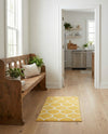 Trellis Mosaic Collection Area Rug -  Pergolatown (Yellow) Rectangle Yellow  lifestyle 8