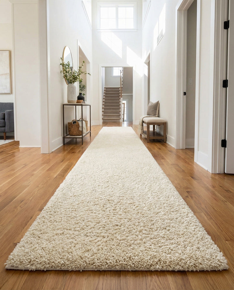 Alpine Plush Collection Area Rug -  Cortina (Linen) Runner Linen  lifestyle 45