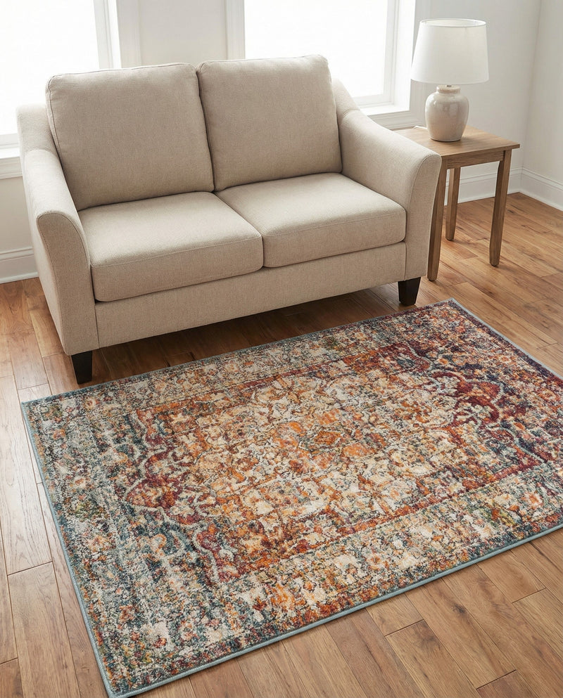 Savannah Soiree Collection Area Rug -  Everglade (Multi) Rectangle Multi  lifestyle 24