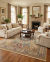 Persian Elegance Collection Area Rug -  Hamedan (Beige) Rectangle Beige  lifestyle 5
